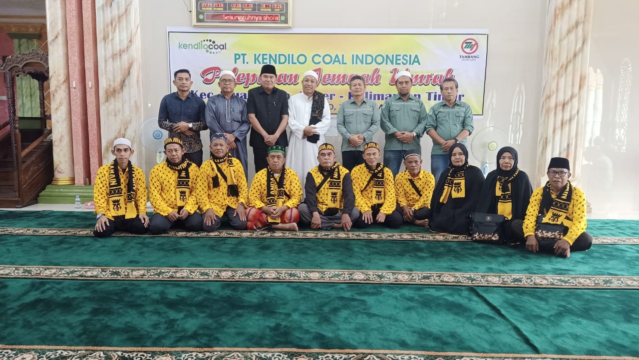 Pelepasan jemaah umrah dari PT. Kendilo Coal Indonesia (Foto: Ng/SIMPUL.MEDIA)