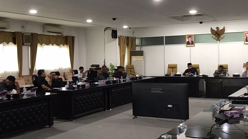 Rapat Dengar Pendapat (RDP) Komisi Gabungan DPRD Paser membahas infrastruktur pendidikan. (simpul.media/Sahrul)