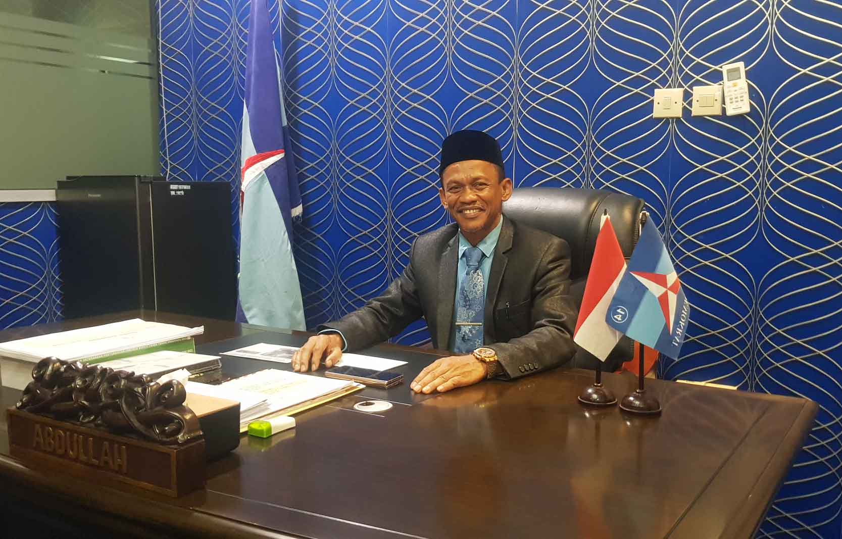 Wakil Ketua I DPRD Paser H Abdullah beberkan pengalamannya menunaikan ibadah haji melalui travel abal-abal.( Dok. Fakhrul/Simpul.Media )