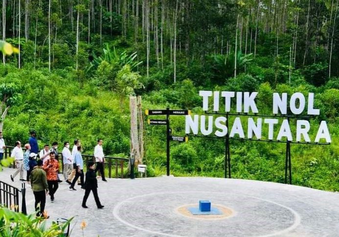 Kawasan Titik Nol Kilometer IKN Nusantara (Foto: Tb/Simpul Media)