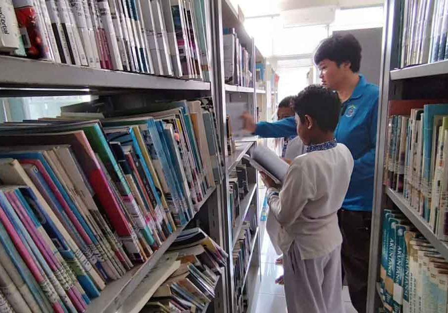 Suasana di Perpustakaan Kabupaten Paser (Dok, Rul/Simpul Media)